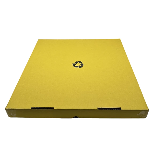 Pizza With Yellow Box